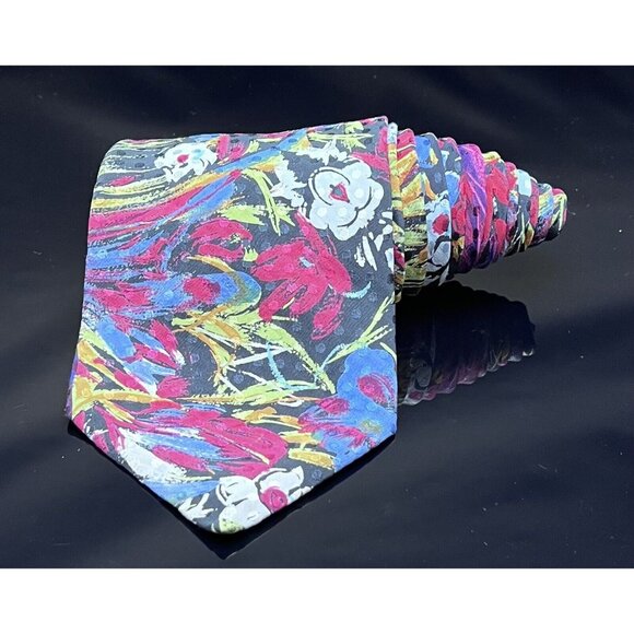 BRIONI VintageColorful100% Silk Mens Luxury Tie - Made in ITALY
